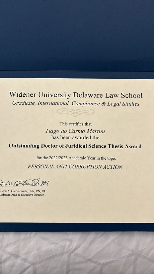 Certificado Tiago do Carmo Martins